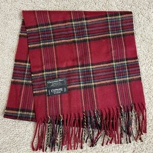 Men's CHRISTIAN DIORE Monsieur CASHMAIRE Acrylic DESIGNER Muffler SCARF